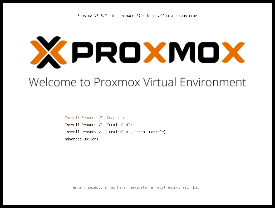 Proxmox VE GRUB 启动菜单
